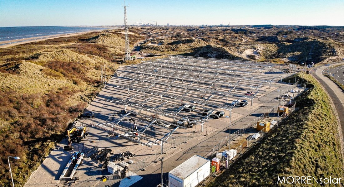 MORRENsolar solar parking Bloemendaal